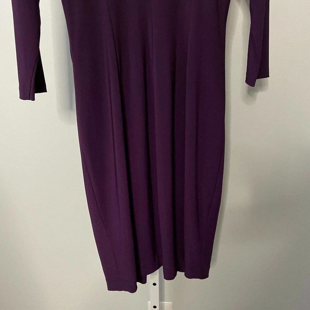 Cache Stretch Ruche Gold Zipper Dress - Picture 8 of 9